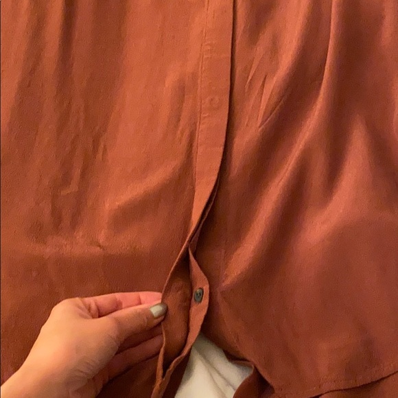 All Saints burnt orange tunic M - Picture 3 of 6